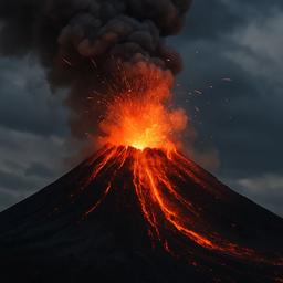 Volcanoes illustration